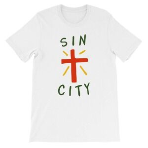 Sin City Cross Design T-shirt